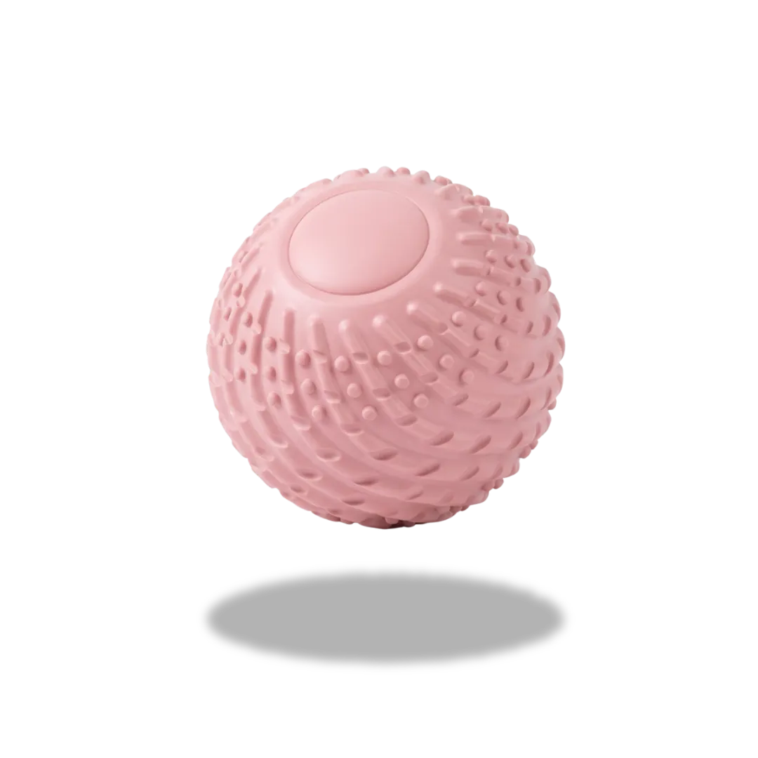 Pink spiky massage ball