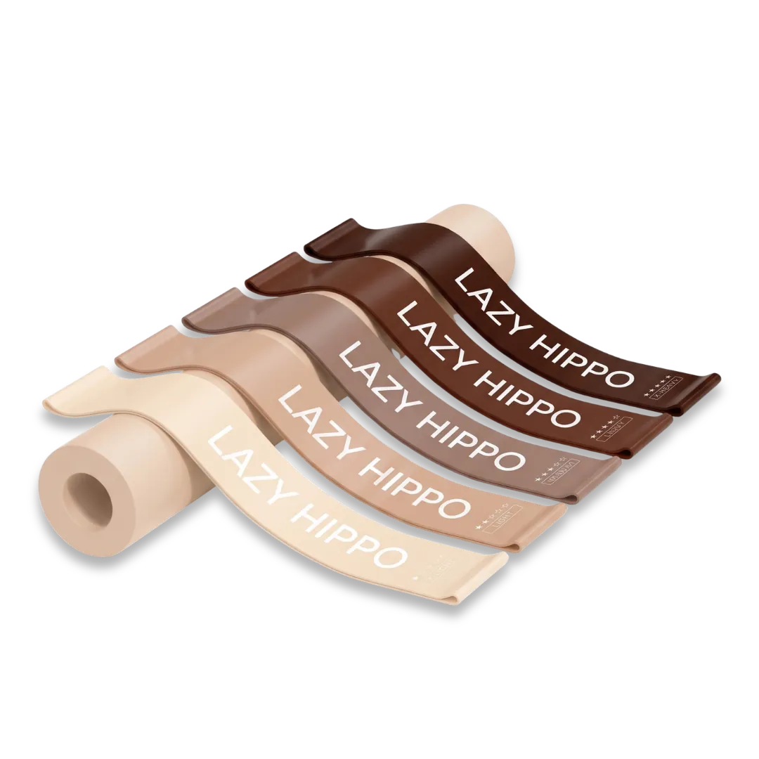Resistance band set, cream colourway
